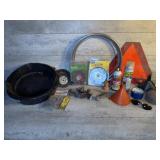 Oils Pans, Funnels, Wire Wheels, Gasket, Flex