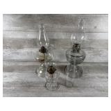 Oil Lamps And An Aladdin Shade