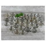 Collection Of Glass Caster Cups
