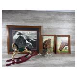Rocking Horse, Bookends, Pictures