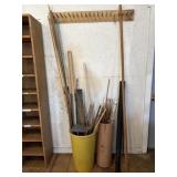 Wooden Dowel Rods, Rill of Screen, Trim, A