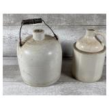Pair Of Stoneware Jugs