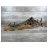 Toggle Clamp, Pulley, Vise, Brass Poles