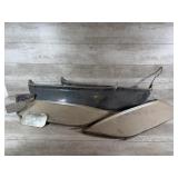 (4) Fender Skirt, for a classic car and Mirrors