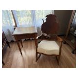 Vintage Rocking chair and End Table