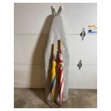 Umbrellas And Ironing Board