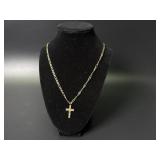 10kt Gold Cross Necklace