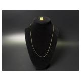 Small 10kt Gold Chain and Small Pin