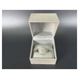 14 Karat White Gold Diamond Ring