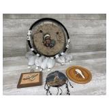 Native American dream catcher and decor