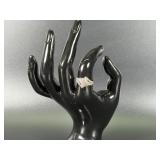 10 Karat White Gold Diamond Ring