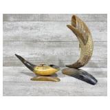 Horn fish decor