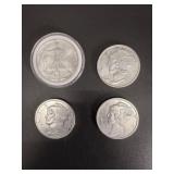 (4).999 Silver Rounds