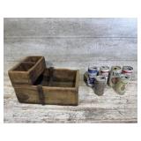 Winchester Crate And Vintage Beer Cans