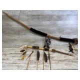 (2) Native American Lances