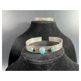 (1)Barse 925 Studded Cuff Bracelet, (1)Vintage