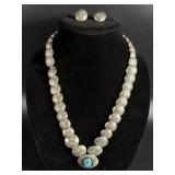 Native American Navajo sterling silver turquoise