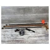 3 Canes, 3 Combs, 1 Ashtray