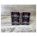 200 Rounds CCI 17 Mach 2 Cartridges