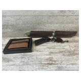 2 Small Fixed Blades With Sheathes, 1 wallet , 1