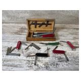Exacto Knife Set and Misc Small Knives