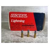 500 rounds of Federal Lighting .22 LR 40gr
