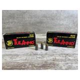 100 rounds of .380 ACP 91gr FMJ