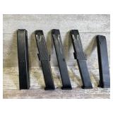 9mm magazines and a 40 S&W mag