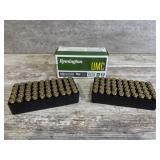 100 Rounds Remington 40S&W 180Gr. FMJ