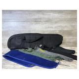 Rifle Case and Assorted Gun Socks
