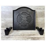 Cast Iron NRA Plaque