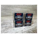 200 Rounds CCI 17 Mach 2 Cartridges