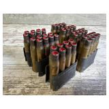 7-M1 Grand clips loaded with blanks