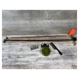 3 Canes, 3 Combs, 1 Ashtray