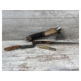Assortment of Knifes and Hatchet