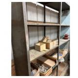 Shelving Unit Metal Frame Multiple Shelves