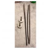 Snow Plow Skid Feet and Pry Bars