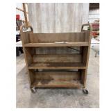 Rolling Shelf Cart Metal 3 Tier