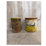 Chesty Potato Chips,  Chief Anderson Lard Tins