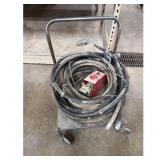 12V DC Oil Pump and cart