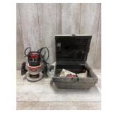 Craftsman 1 Horsepower Router w Case Manual  Wrenc