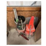 Grease gun, Cones, etc. Lot
