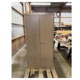 Tan Metal Cabinet