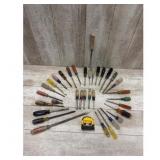 Nut Driver and Screwdrivers Lot