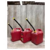 Briggs Stratton 5 Gallon Red Gas Cans