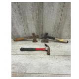 Two Hatchets and  Hammer Set