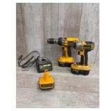 DeWALT DW967 and DC823 Drill Set
