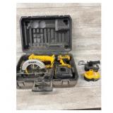 DeWalt Circular Saw Drill Batteries  Case