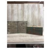 Three drawer Toolbox and Organizers