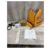 Life Vest  Bait Canteen Box
